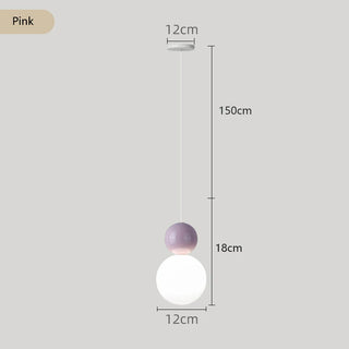 Suspension moderne minimaliste en métal cuivré