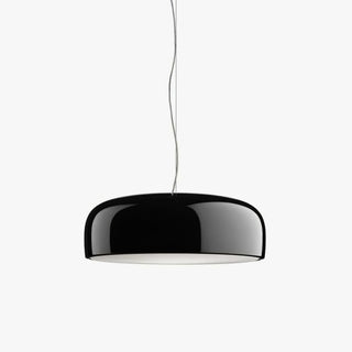 Suspension design moderne en métal noir brillant