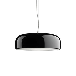 Suspension design moderne en métal noir brillant
