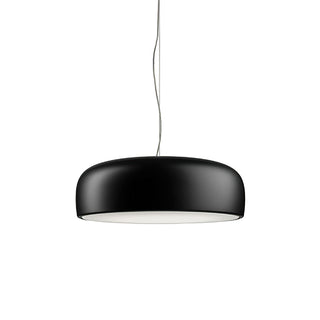 Suspension design moderne en métal noir brillant