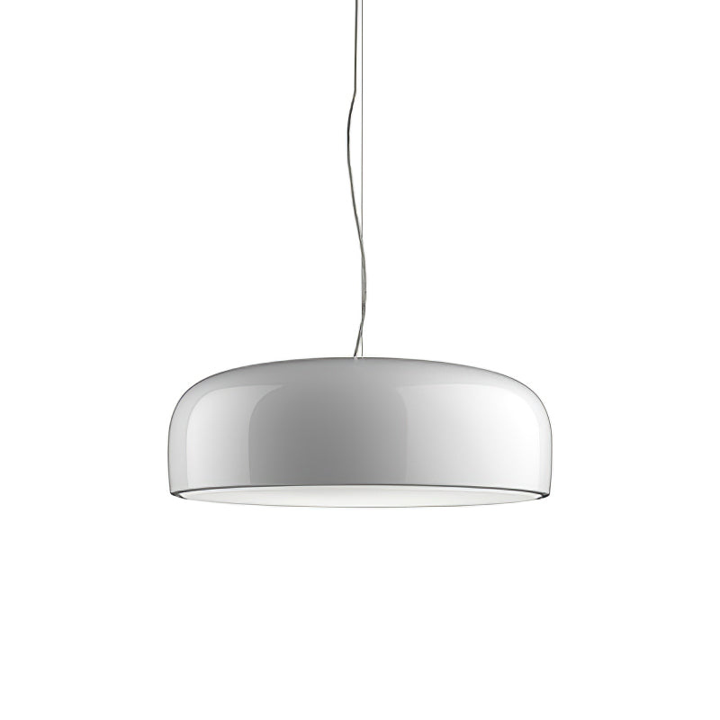 Suspension design moderne en métal noir brillant