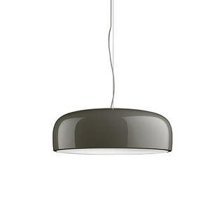 Suspension design moderne en métal noir brillant