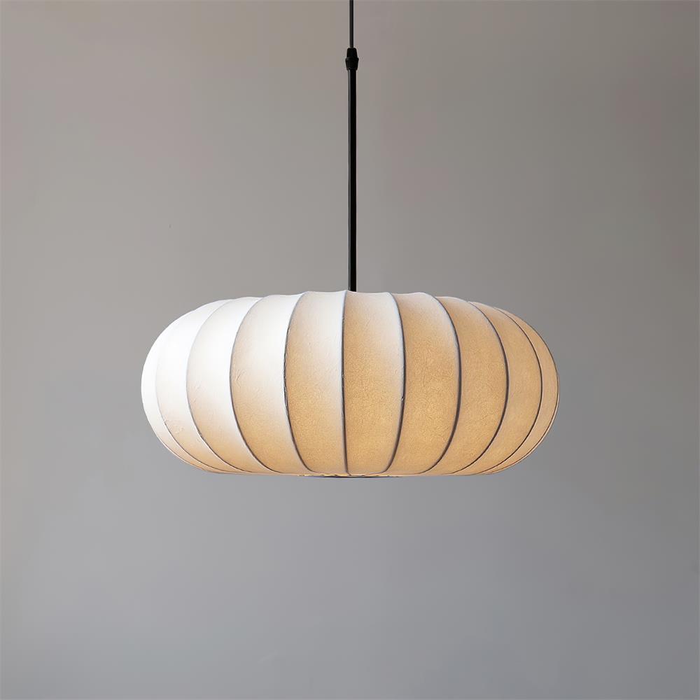 Suspension japonaise design en soie et métal