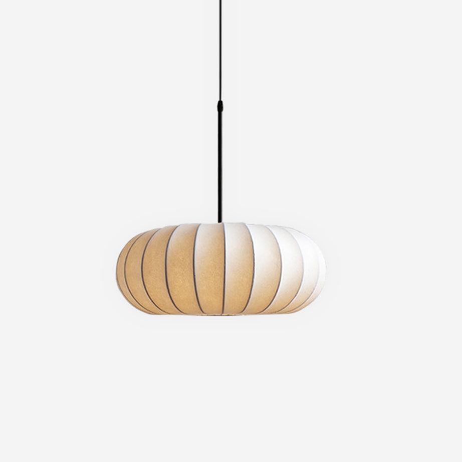 Suspension japonaise design en soie et métal