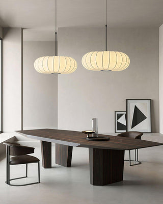 Suspension japonaise design en soie et métal