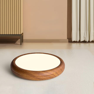 Plafonnier LED scandinave en bois naturel moderne