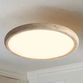 Plafonnier LED moderne en pierre naturelle kaki