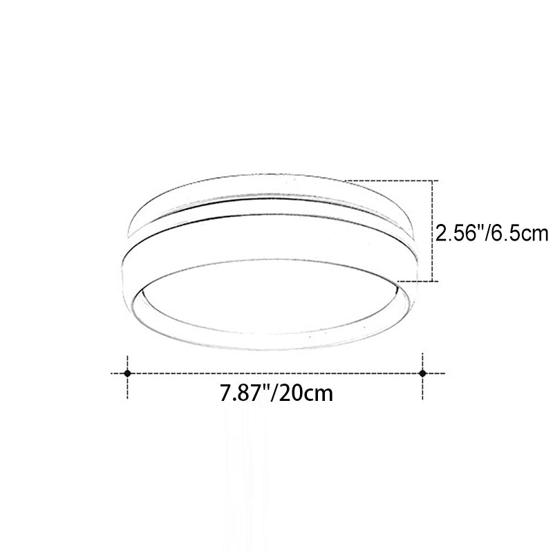 Plafonnier LED moderne style macaron multicolore