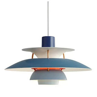 Suspension design scandinave LED métal multicouches