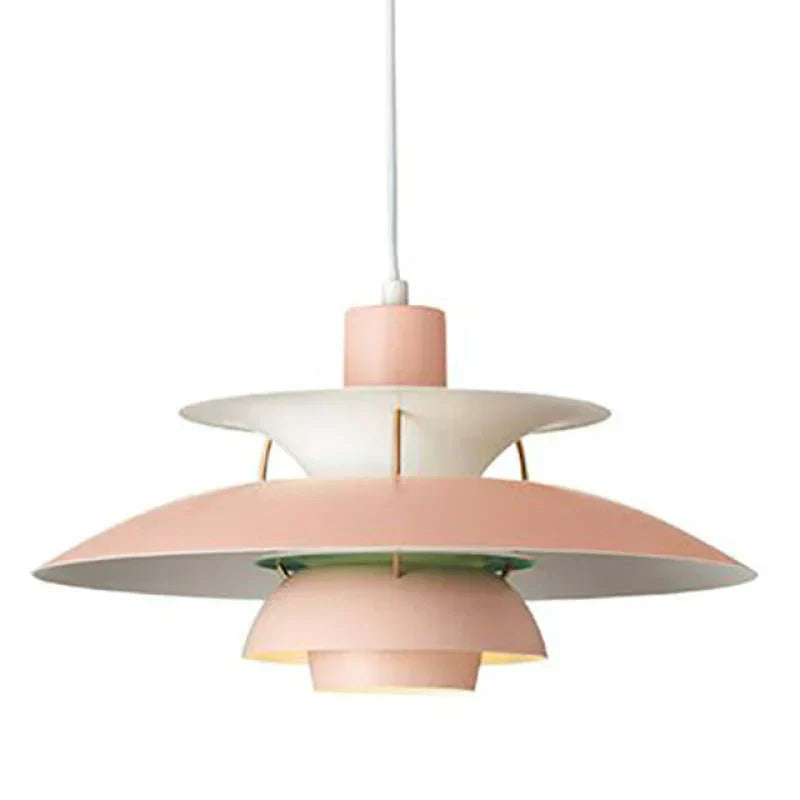 Suspension design scandinave LED métal multicouches