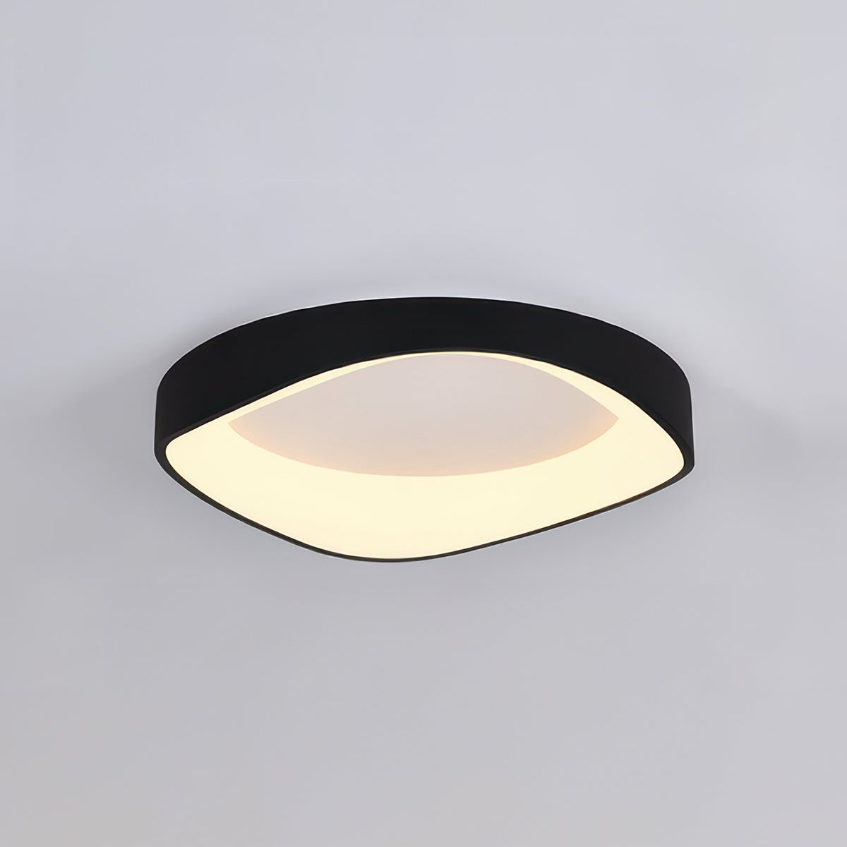 Plafonnier LED design scandinave en bois naturel
