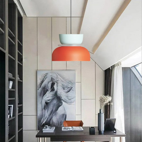 Suspension design scandinave colorée style macaron