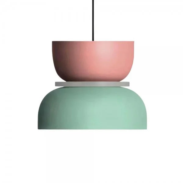 Suspension design scandinave colorée style macaron