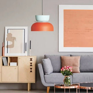 Suspension design scandinave colorée style macaron