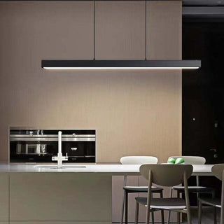 Suspension LED design moderne en métal noir