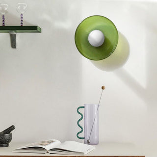 Plafonnier design moderne en verre coloré Sorlin
