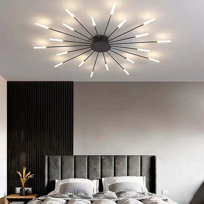 Plafonnier LED design moderne rayons lumineux