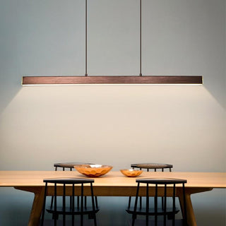 Suspension LED design moderne en métal noir