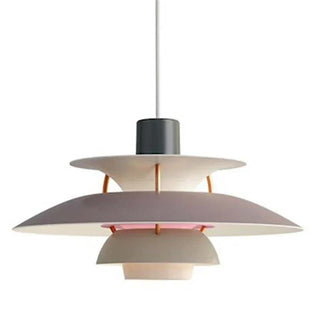 Suspension design scandinave LED métal multicouches