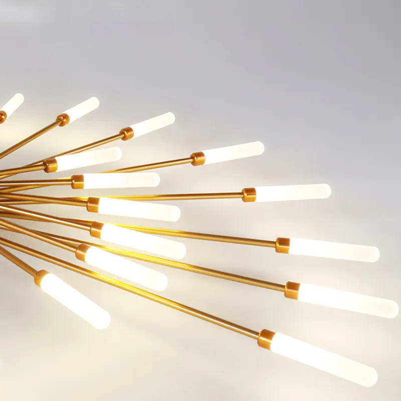 Plafonnier LED design moderne rayons lumineux