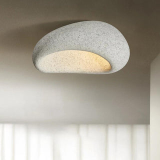 Plafonnier design japonais Wabi-Sabi en résine