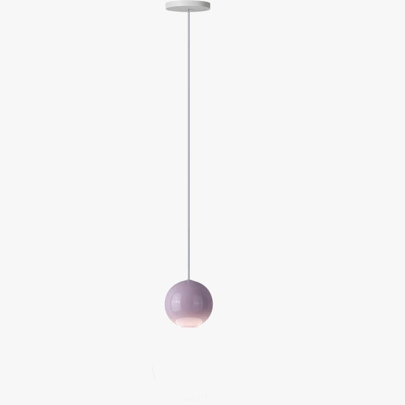 Suspension moderne minimaliste en métal cuivré