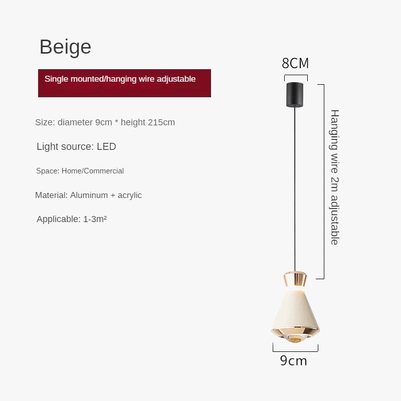 Suspension design moderne métal coloré et doré