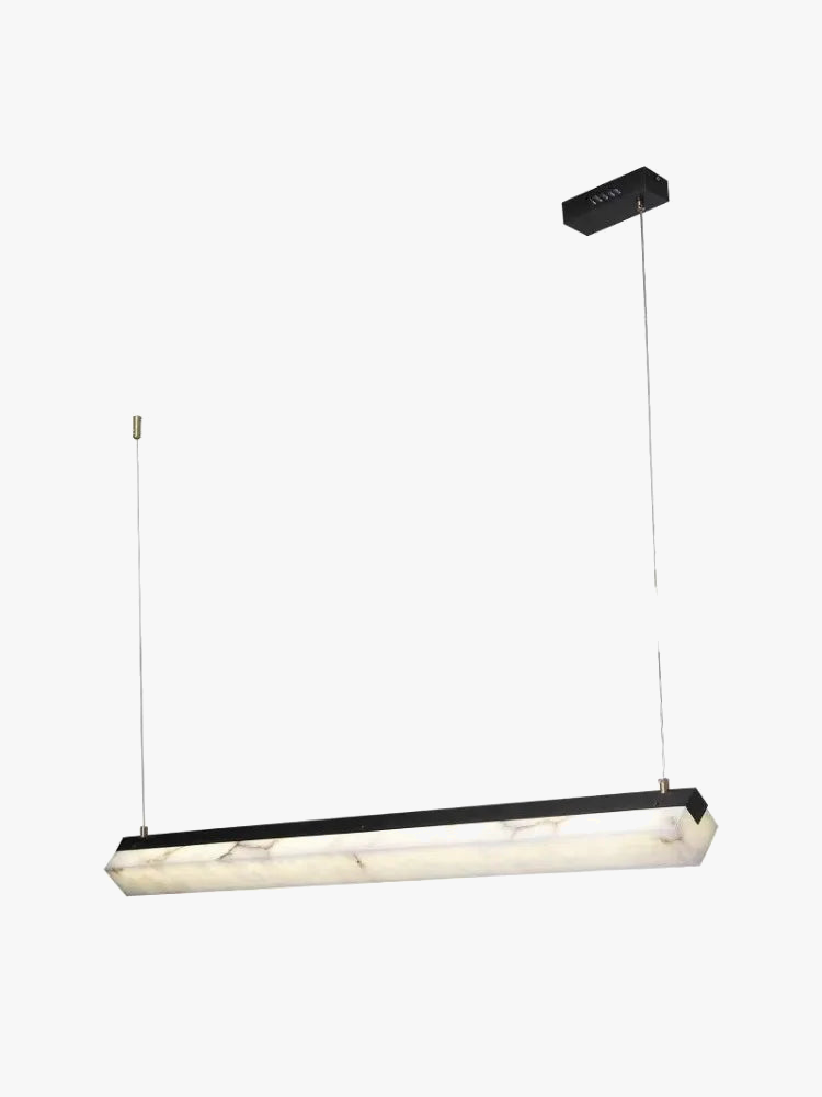 Suspension LED design moderne en marbre et métal