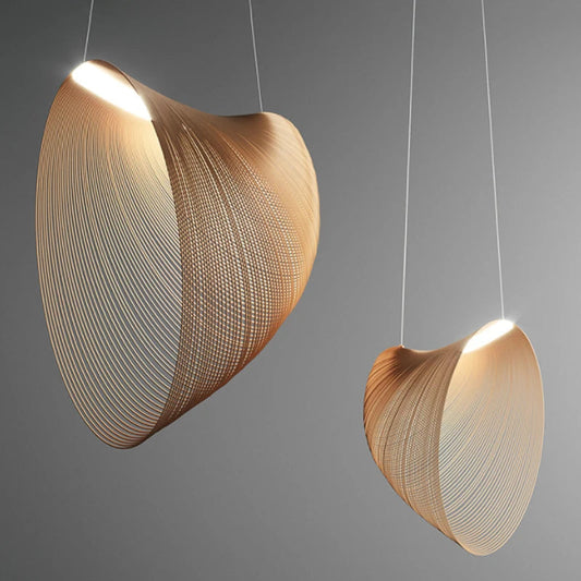 Suspension moderne en bois au design sophistiqué