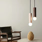 Suspension nordique en bois au design simple