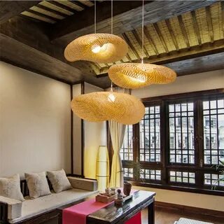 Suspension en bambou de style chinois