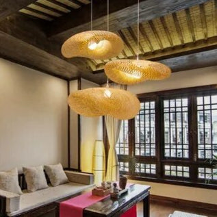 Suspension en bambou de style chinois
