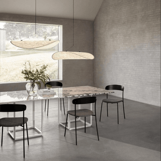Suspension japonaise design en soie lumineux
