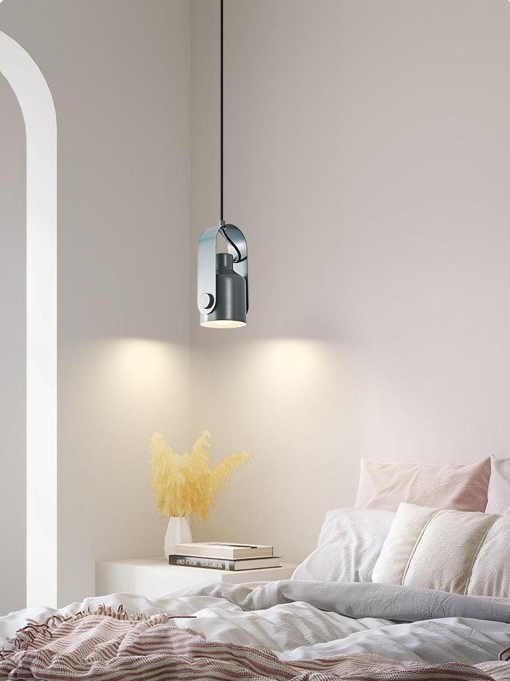 Suspension scandinave design bois et métal orientable