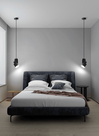 Suspension scandinave design bois et métal orientable