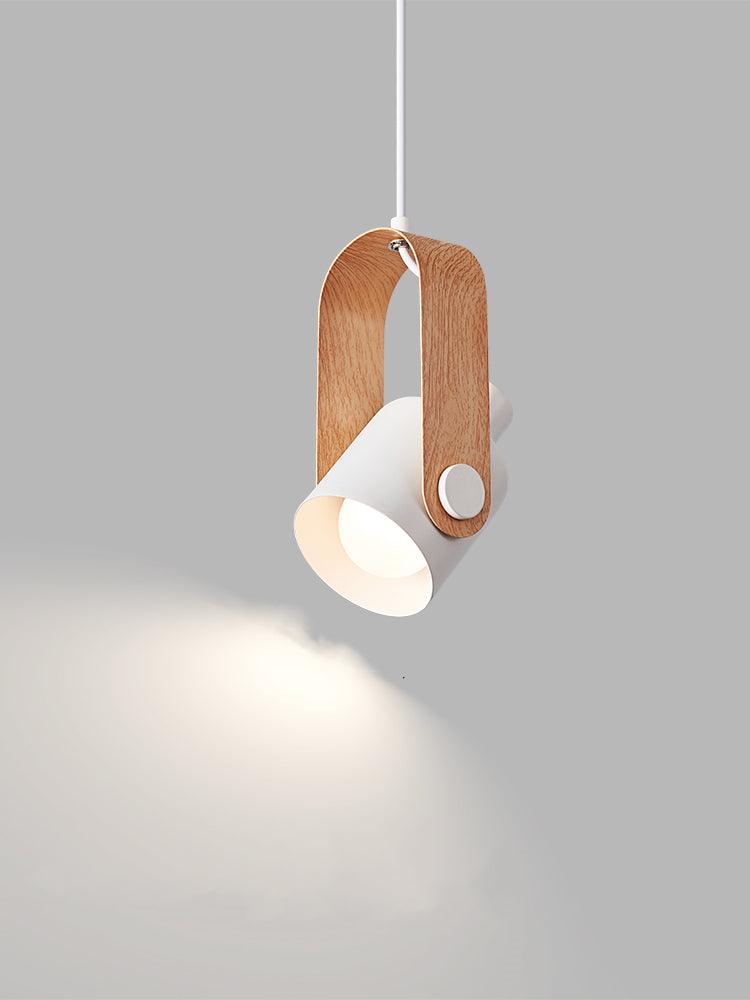 Suspension scandinave design bois et métal orientable