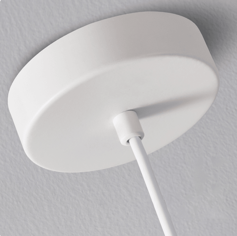 Suspension scandinave design bois et métal orientable