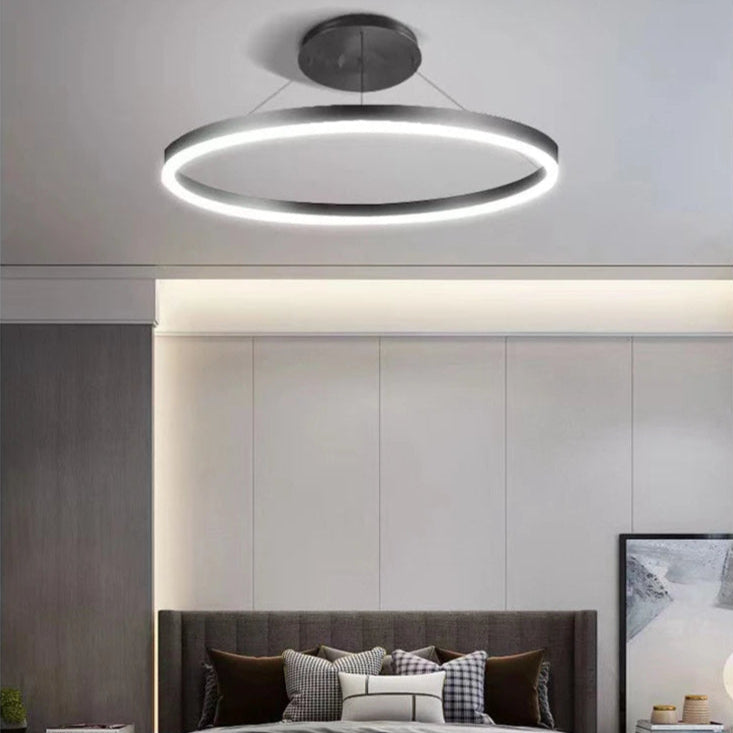 Suspension plafonnier circulaire au design moderne