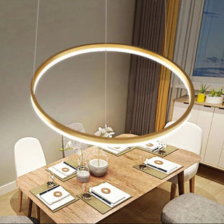 Suspension plafonnier circulaire au design moderne