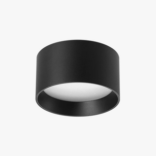 Plafonnier LED design moderne noir et blanc