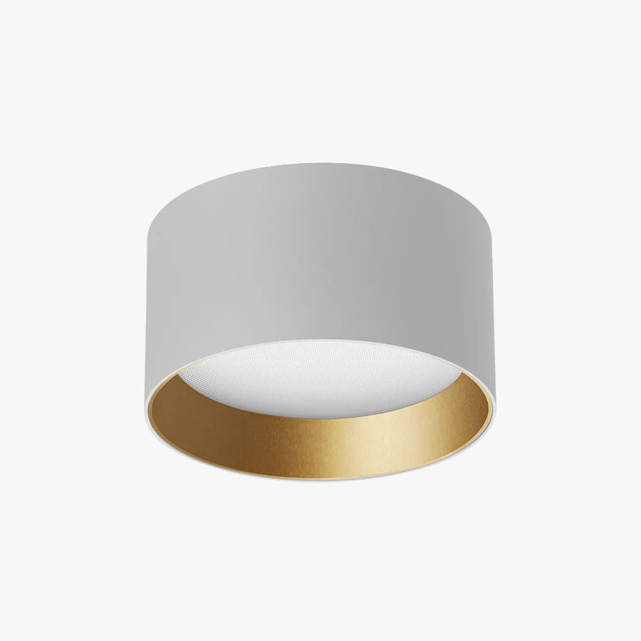 Plafonnier LED design moderne noir et blanc