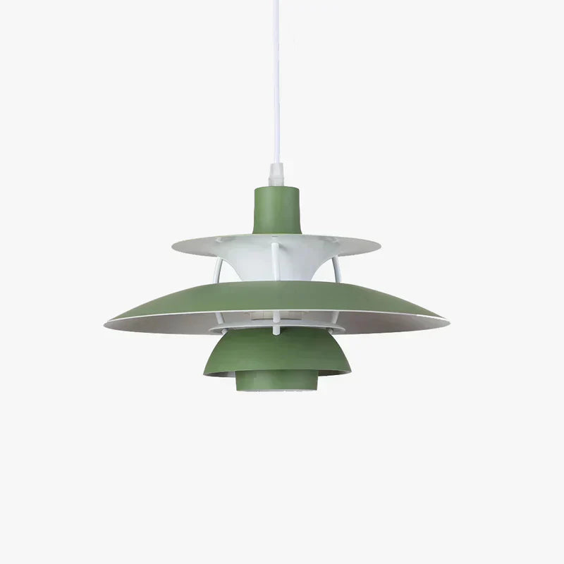 Suspension design scandinave LED métal multicouches
