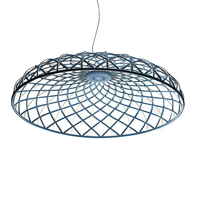 Suspension Circulaire Italienne LED en Corde Tissée