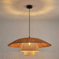 Suspension en rotin vintage, lustre de cuisine