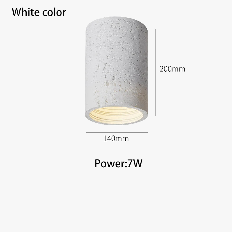 Suspension japonaise wabi-sabi en céramique texturée