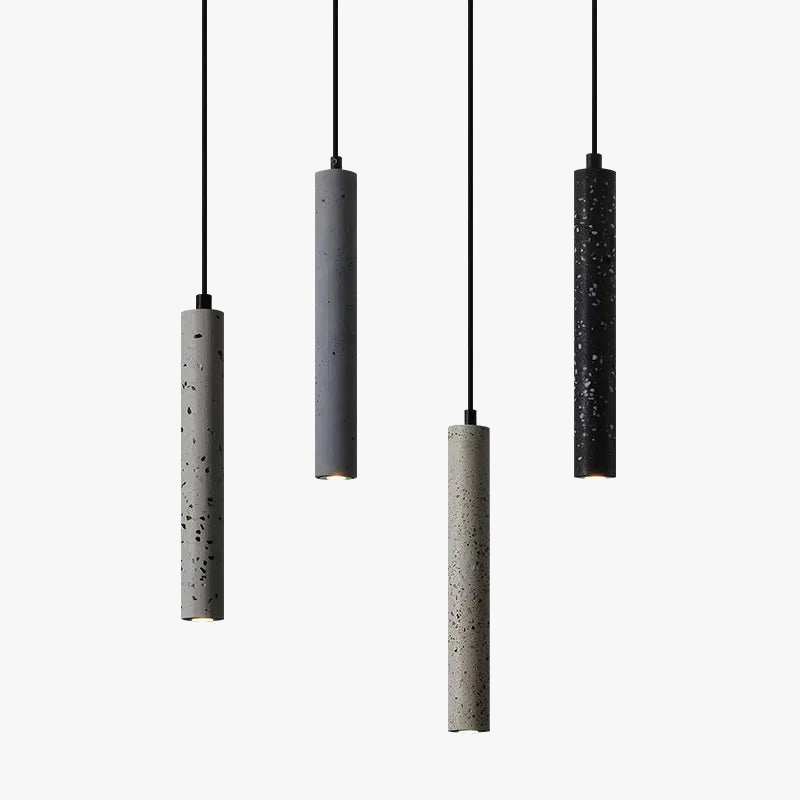 Suspension moderne en ciment style industriel minimaliste