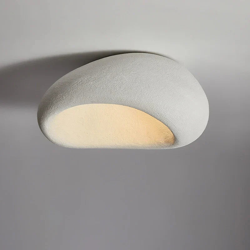 Plafonnier design japonais Wabi-Sabi en résine
