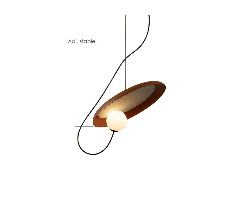 Suspension design moderne minimaliste en métal