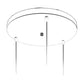 Support suspension rond diamètre 30 cm (noir ou blanc)