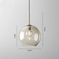 Suspension design en verre aux formes modernes